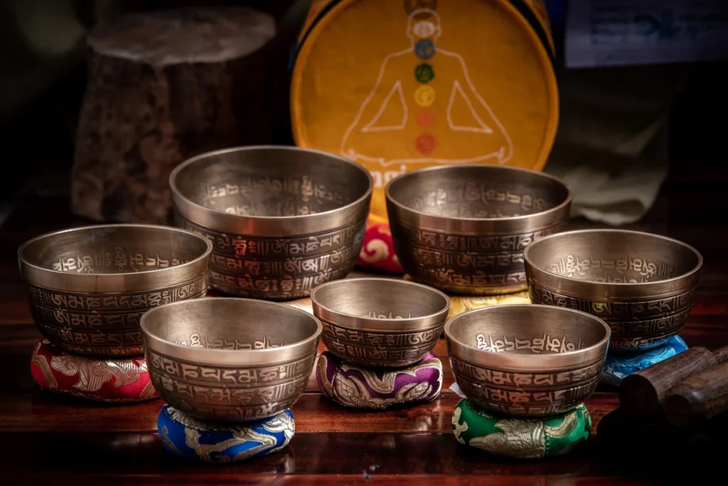 Chakra Healing Tibetan Singing Bowl Set